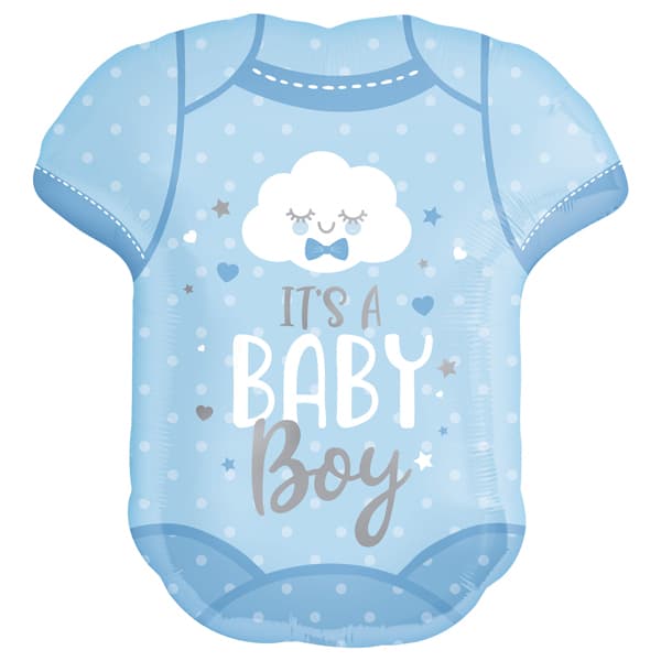 Baby Boy Onesie Supershape Balloons