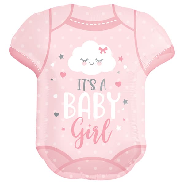 Baby Girl Onesie Supershape Balloons