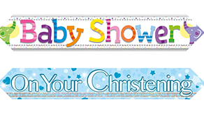 (image for) Baby & Religious Party Banners