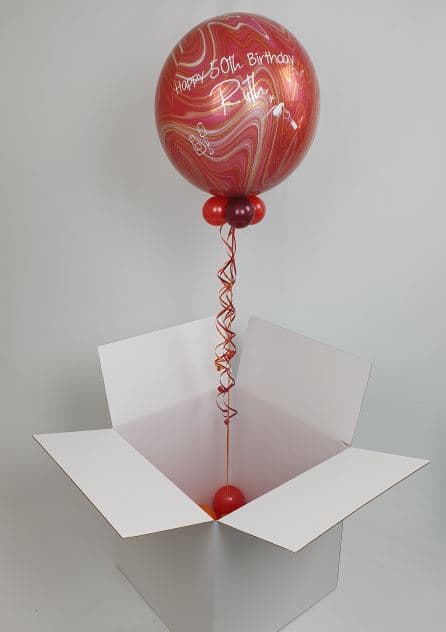 (image for) White Bubble Balloon Box