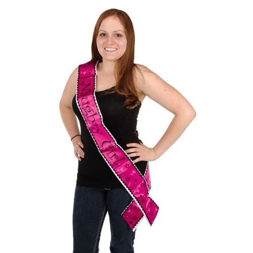 (image for) Naughty Girl Satin Sash
