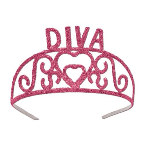 (image for) Pink Diva Glitter Tiara