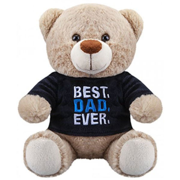 (image for) 8" Best Dad Plush Bear