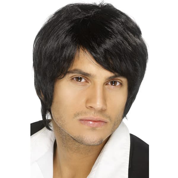 Black Boy Band Wigs
