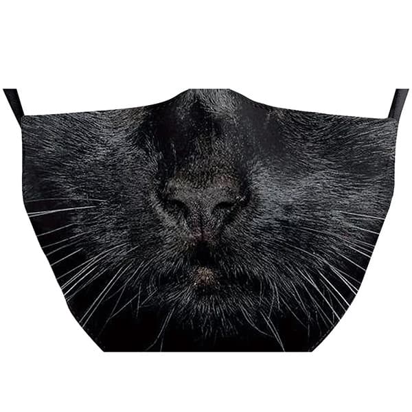 (image for) Black Cat Reusable Face Mask