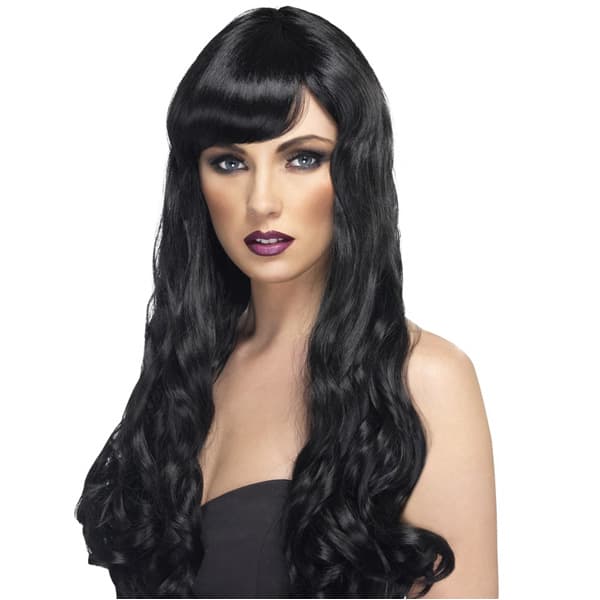 Black Desire Wigs With Fringe
