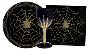 (image for) Black & Gold Halloween Theme Party