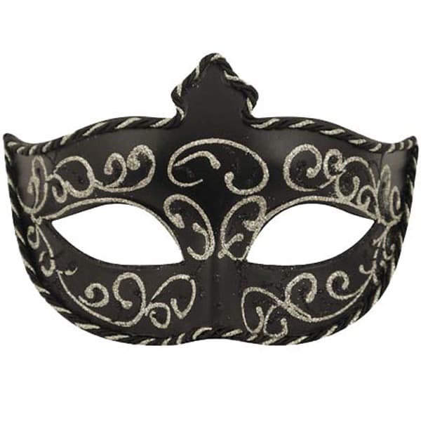 Black And Silver Eye Mask