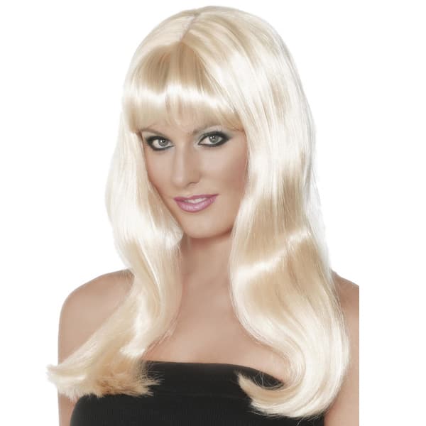 Blonde Mystique Wigs With Fringe