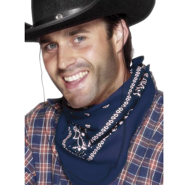 Blue Western Bandana Neckerchief