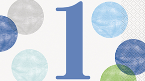 (image for) Blue Dots 1st Birthday