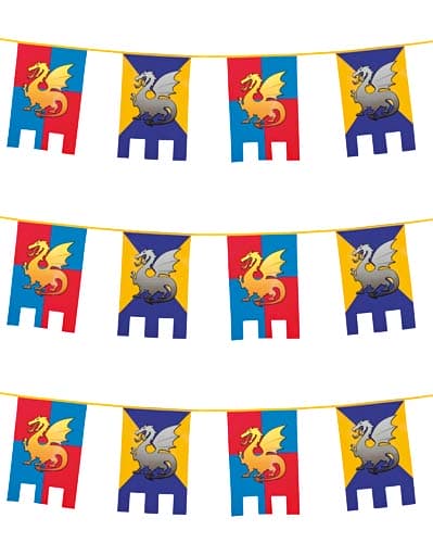 (image for) Knights And Dragons Bunting