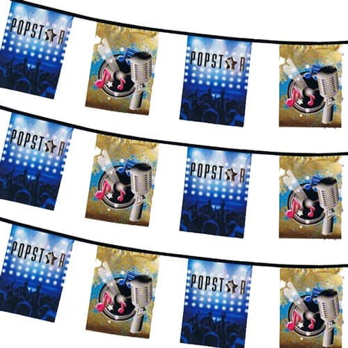 (image for) Popstar Pennant Bunting