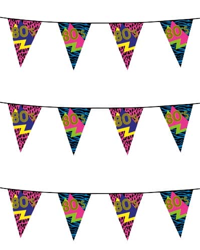 (image for) 80s Party Bunting