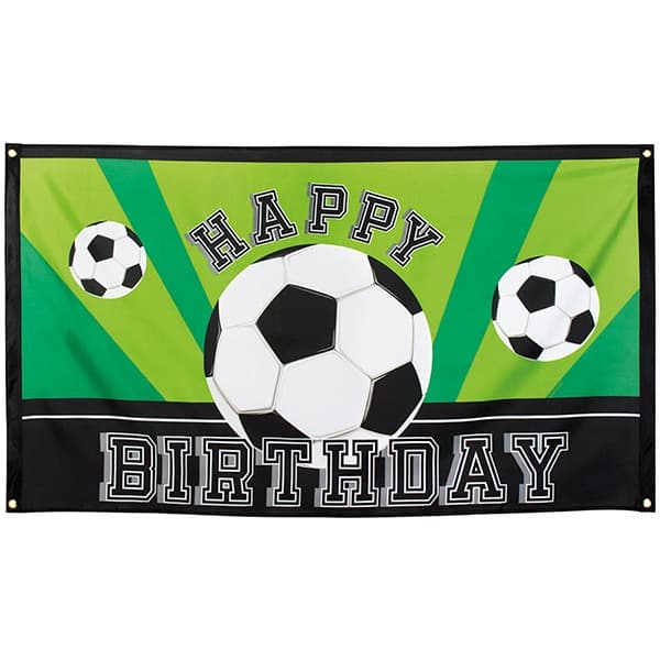 Happy Birthday Football Flag