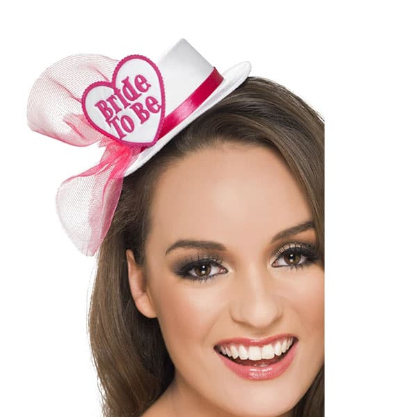 White Bride to Be Hats