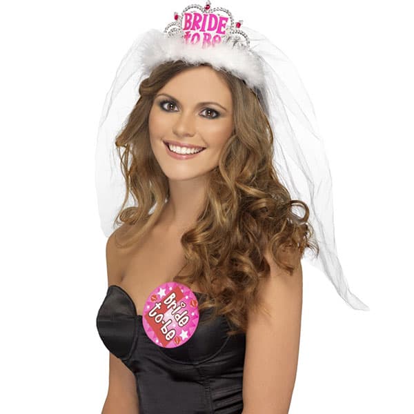 (image for) Bride to Be Tiara With Veil
