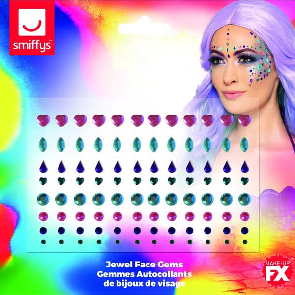 Pastel Jewel Face Gems