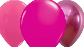 (image for) Brighter Pink Solid Latex Balloons