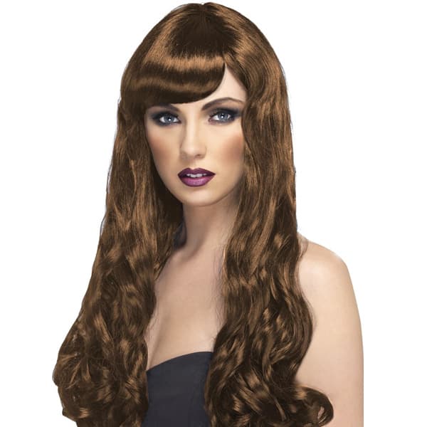 Brown Desire Wigs With Fringe