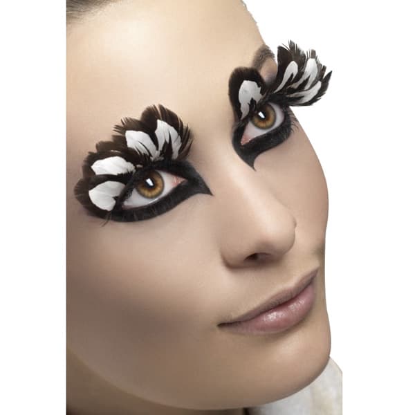 (image for) Brown Feather Eyelashes x6