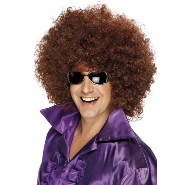 (image for) Brown Mega Huge Afro Wigs