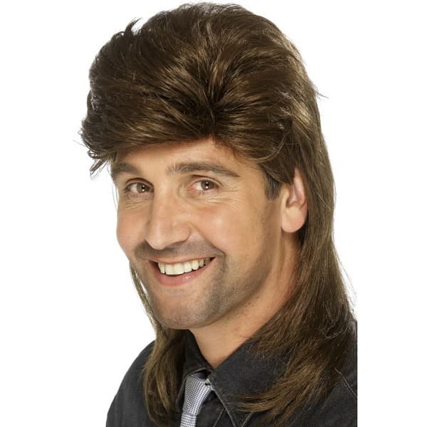 Brown Jason Mullet Wigs