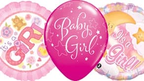 (image for) Baby Girl Balloons