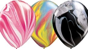 (image for) Super Agate Latex Balloons