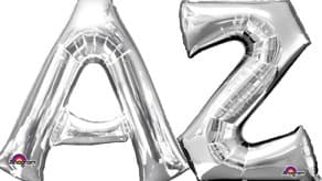 (image for) 16" Silver Letter Balloons
