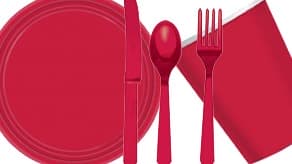 (image for) Red Tableware