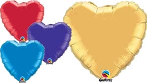 (image for) 4 Inch Plain Heart Foils