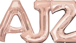 (image for) 34" Rose Gold Letter Balloons