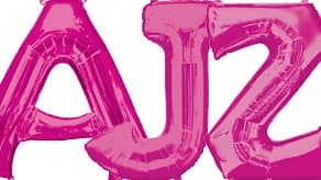 (image for) 34" Pink Letter Balloons