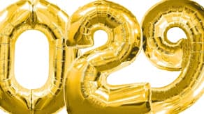 (image for) 14", 26", 40" & 64" Grabo Gold Number Foils