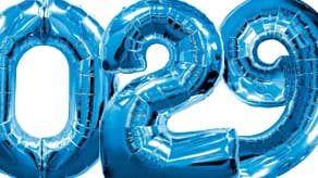 (image for) 14", 26" & 40" Grabo Blue Number Foils