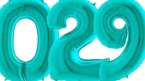 (image for) 14", 26" & 40" Grabo Tiffany Number Foils