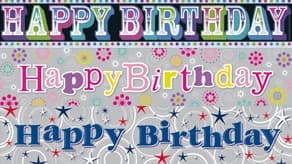 (image for) Birthday Banners and Bunting