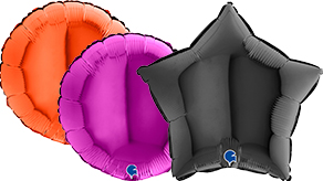 (image for) Halloween Plain Foil Decorator & Orbz Balloons