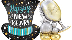 (image for) New Year Supershape & Specialty Balloons