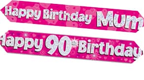 (image for) Pink Holographic Banners