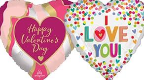(image for) Valentines Foil Balloons