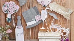 (image for) Wedding Photo Booth Props