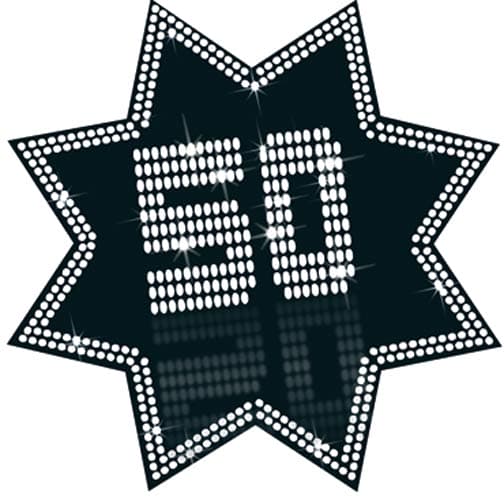 (image for) 50 Black And White Star Cutout