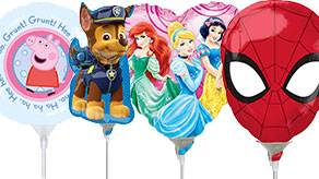 (image for) Licensed & Character Mini Foil Balloons