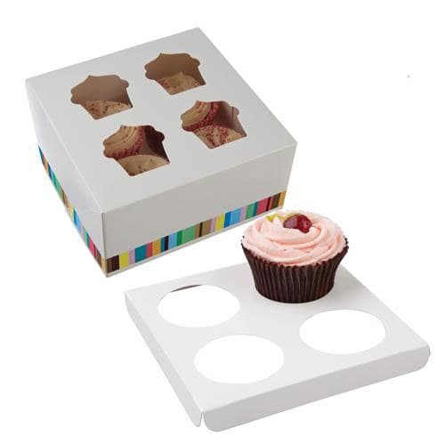 (image for) Four Cup Cake Box