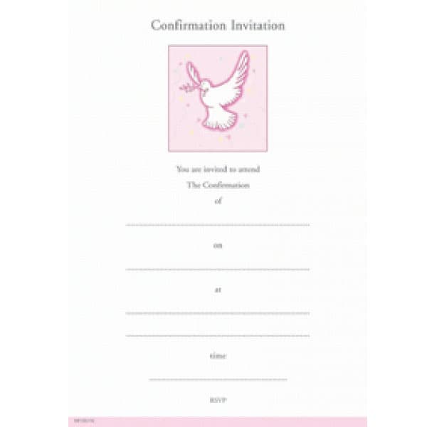 (image for) Confirmation Invitations 20pk