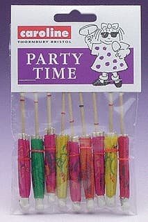 (image for) Paper Parasols x10