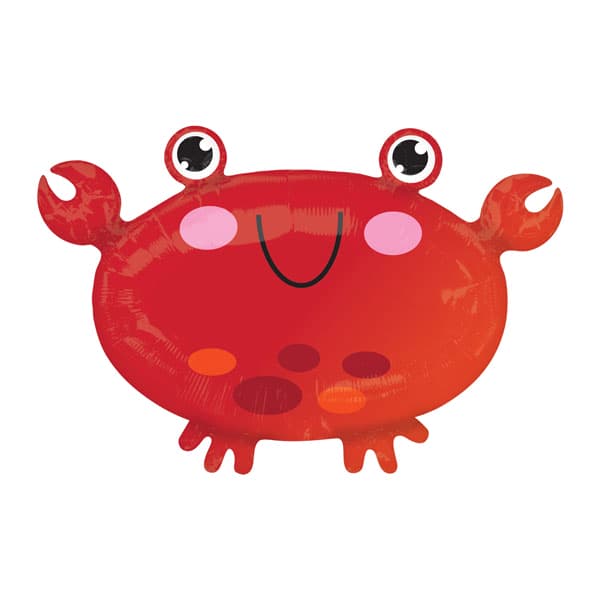 (image for) 22" Crab Junior Shape Foil Balloons