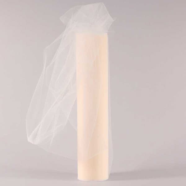 Cream Tulle 12" x 25Y